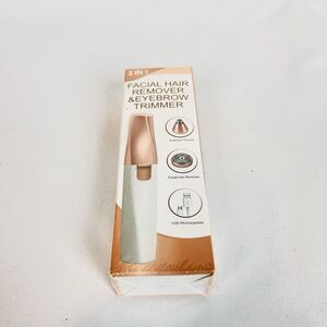 Facial & Eyebrow Hair Remover Rechargeable 2-in-1 Trimmer for Women